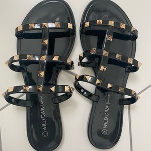 Studded Sandals